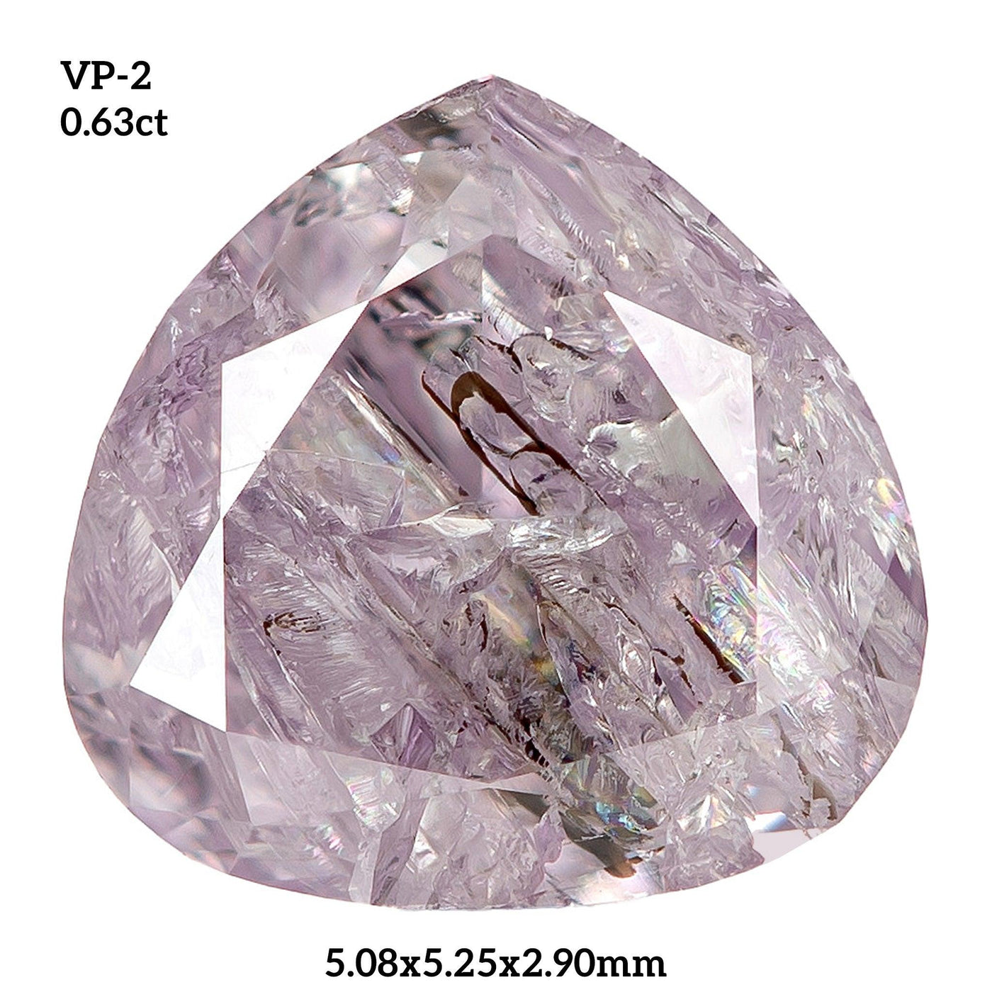 VP2 - Vivid pink pear diamond