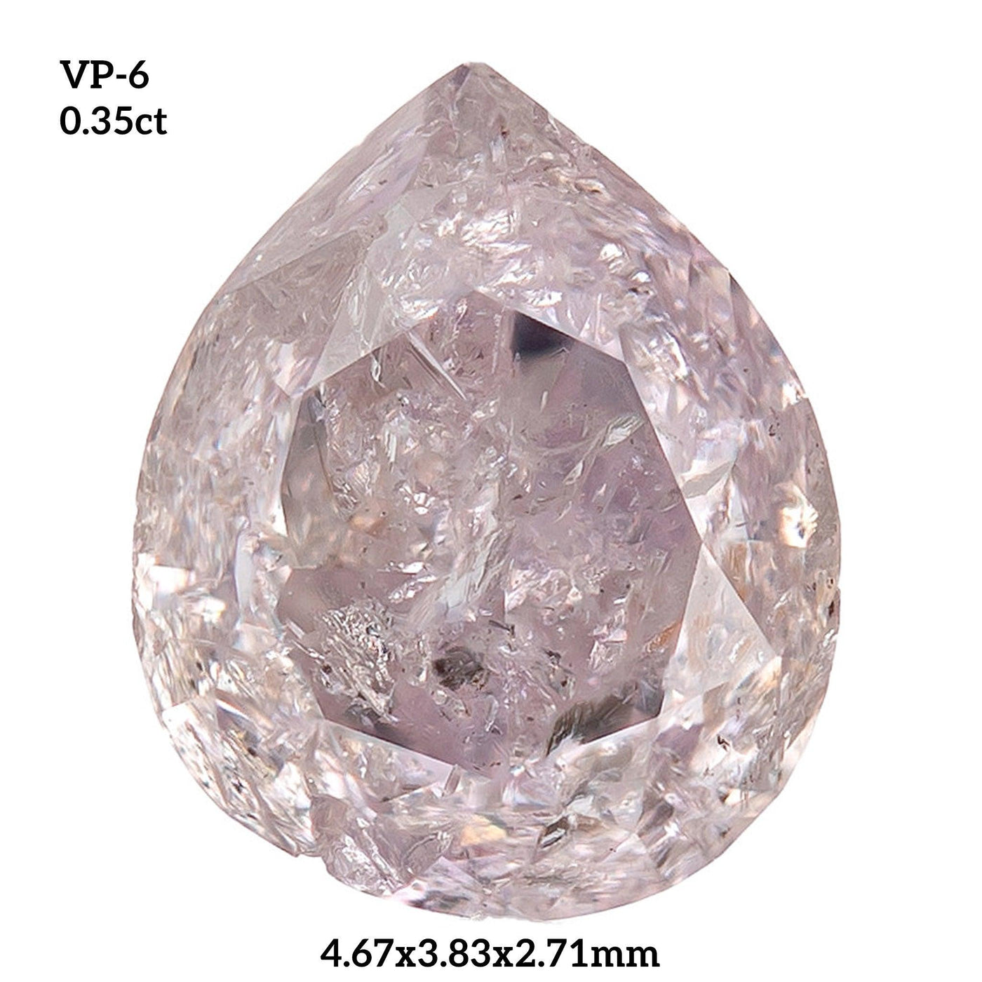 VP6 - Vivid pink pear diamond
