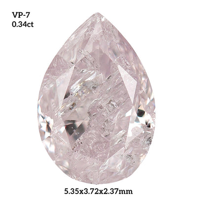 VP7 - Vivid pink pear diamond - Rubysta