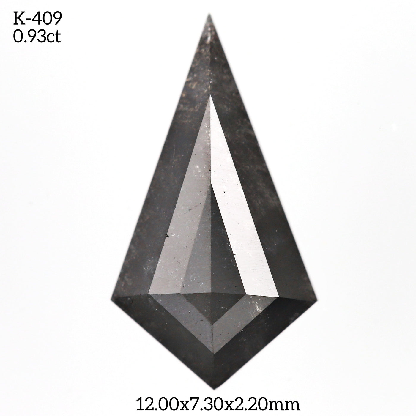 K409 - Salt and pepper kite diamond