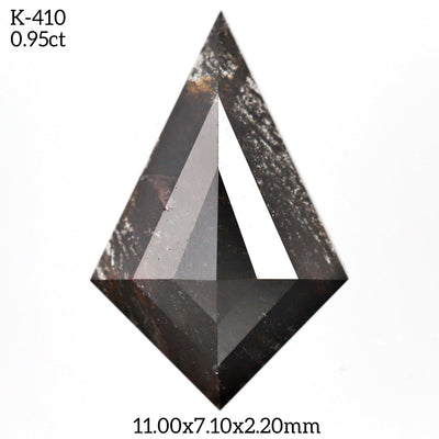 K410 - Salt and pepper kite diamond - Rubysta