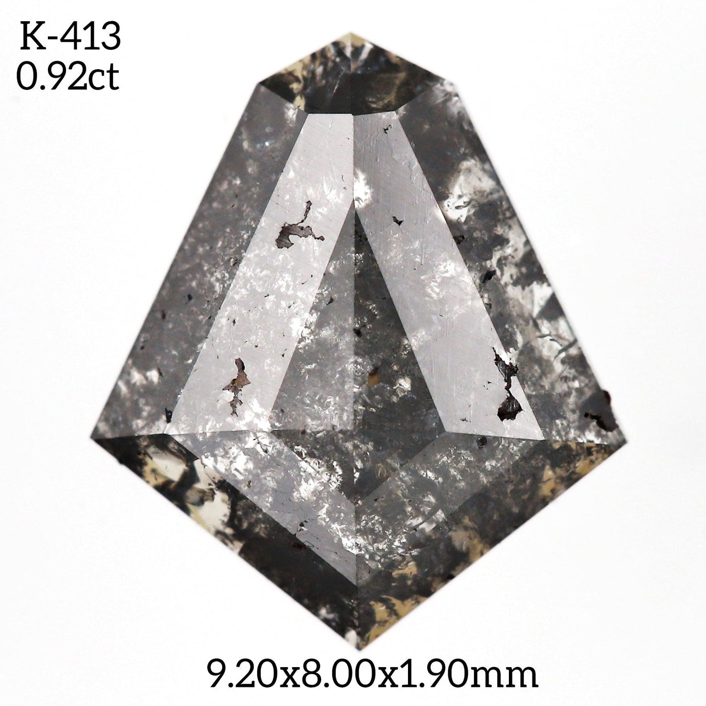 K413 - Salt and pepper kite diamond - Rubysta