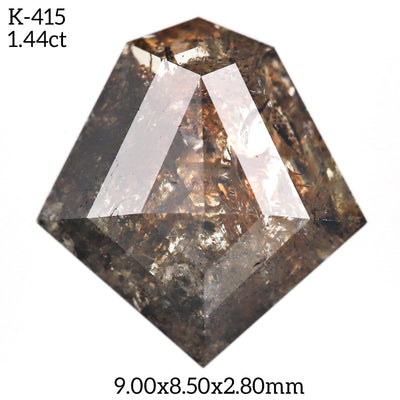 K415 - Salt and pepper kite diamond - Rubysta