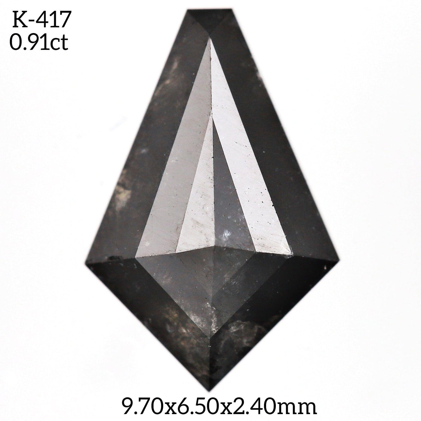 K417 - Salt and pepper kite diamond - Rubysta