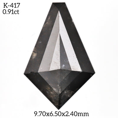 K417 - Salt and pepper kite diamond
