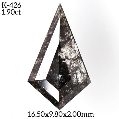 K426 - Salt and pepper kite diamond