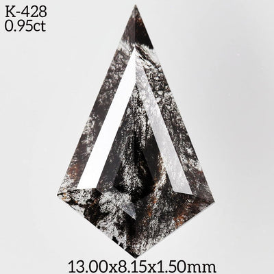 K428 - Salt and pepper kite diamond - Rubysta
