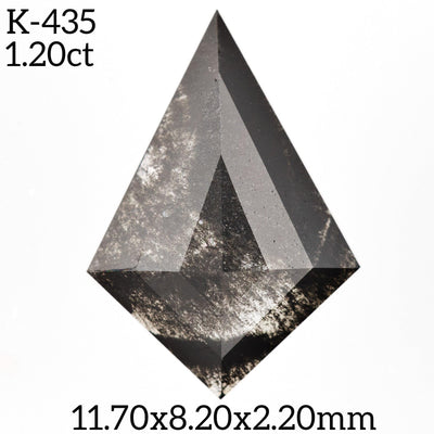 K435 - Salt and pepper kite diamond - Rubysta