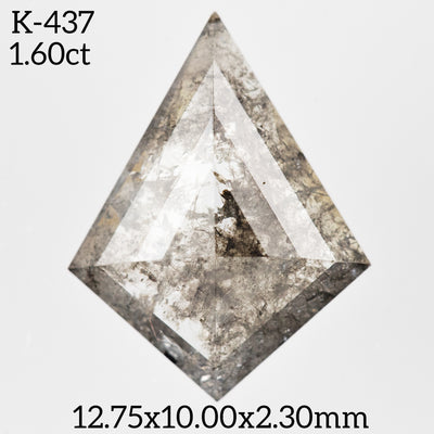 K437 - Salt and pepper kite diamond