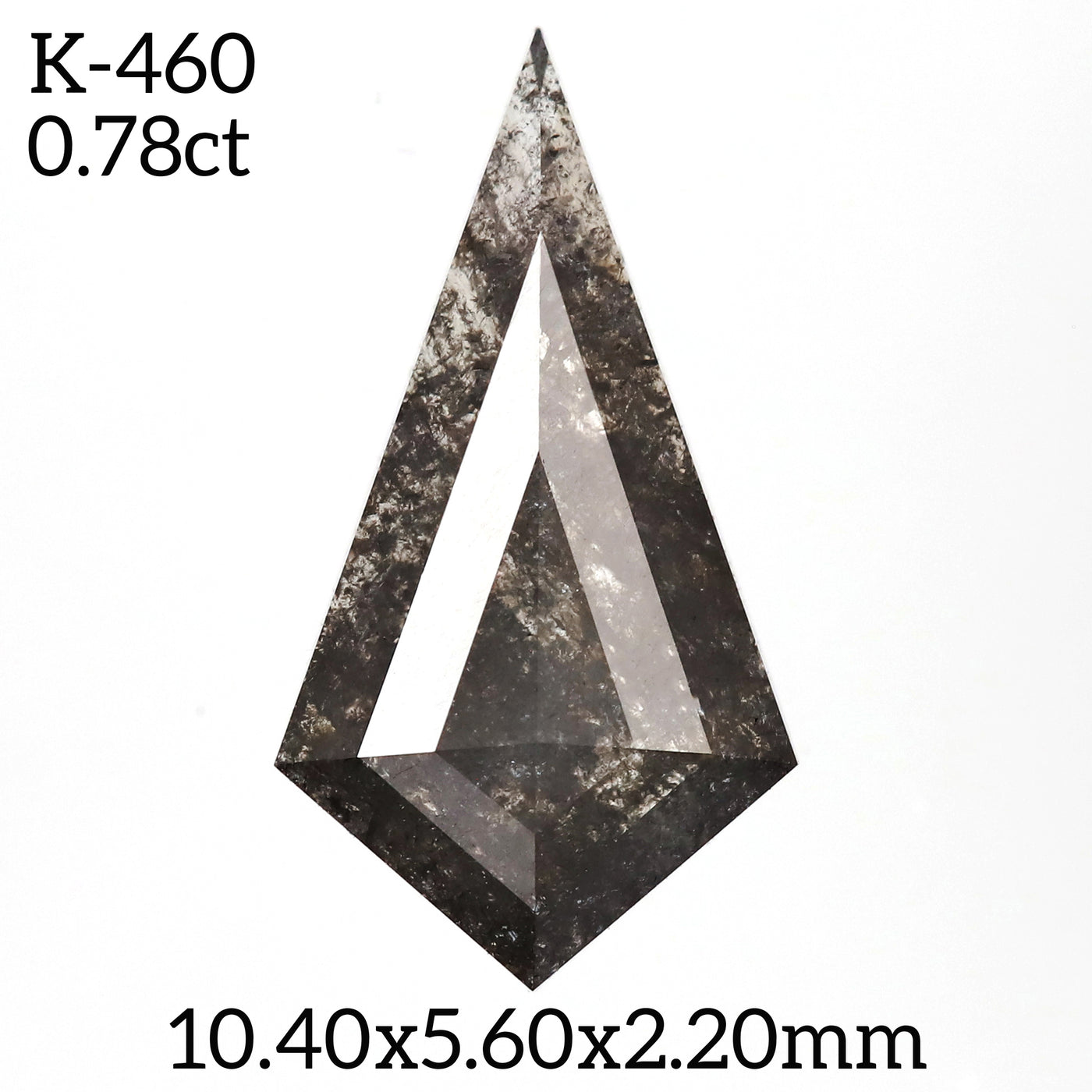 K460 - Salt and pepper kite diamond