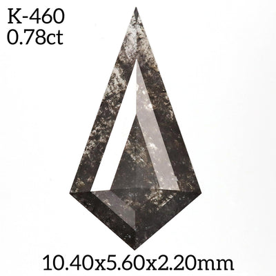 K460 - Salt and pepper kite diamond - Rubysta