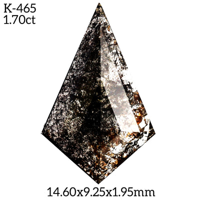 K465 - Salt and pepper kite diamond