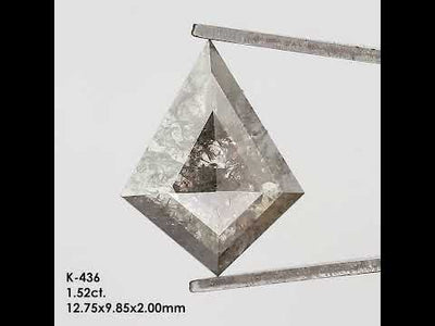 K436 - Salt and pepper kite diamond