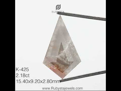 K425 - Salt and pepper kite diamond