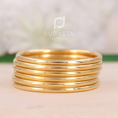Simple Gold Band - Rubysta