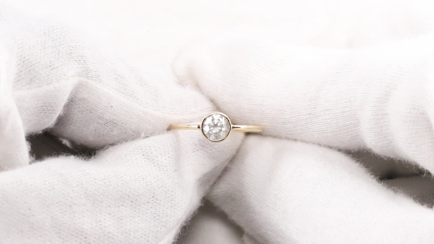 Solid Gold Ring | Diamond Unisex Ring | Victorian Ring | Wedding Ring