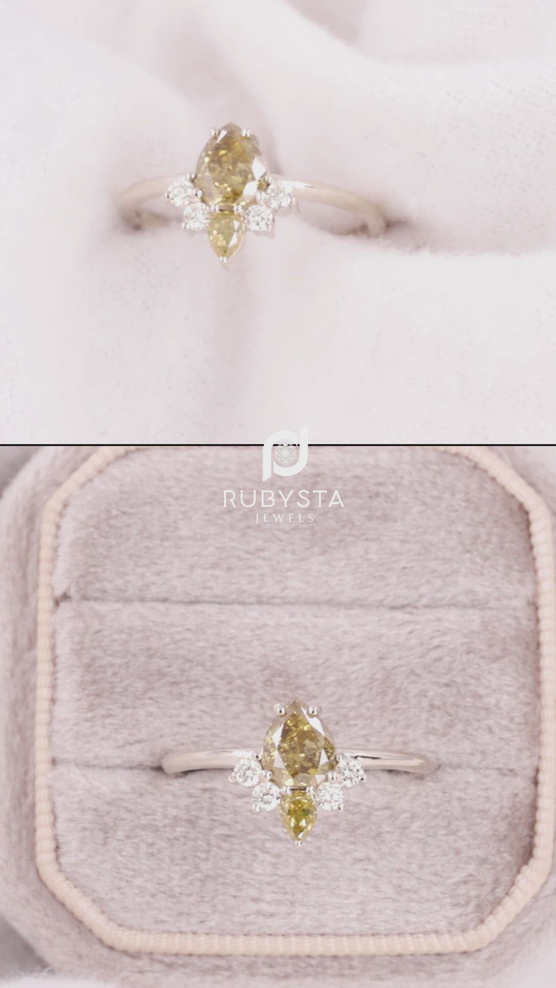 Pear diamond Ring | Fancy Pear Engagement Ring | Fancy Pear Diamond Ring