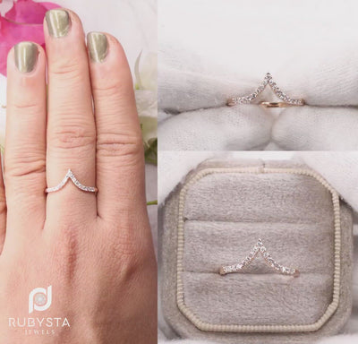 Crown Ring | Stacking Ring | Stackable Ring