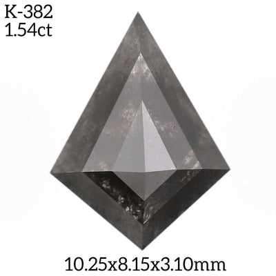 K382 - Salt and pepper kite diamond - Rubysta