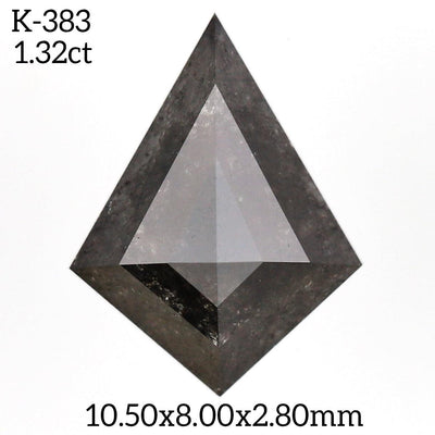 K383 - Salt and pepper kite diamond - Rubysta
