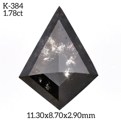 K384 - Salt and pepper kite diamond - Rubysta