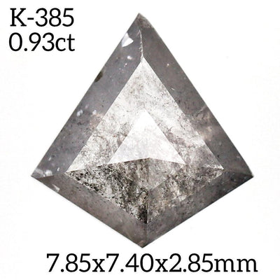 K385 - Salt and pepper kite diamond - Rubysta