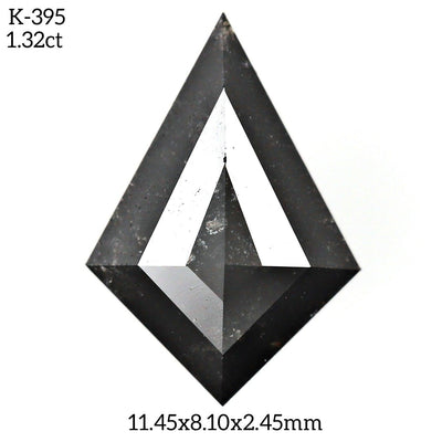 K395 - Salt and pepper kite diamond - Rubysta