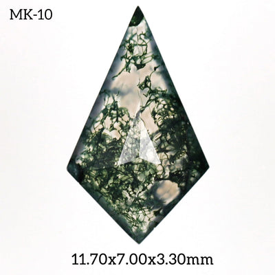 MK - 10 Moss Agate Kite Gemstone - Rubysta