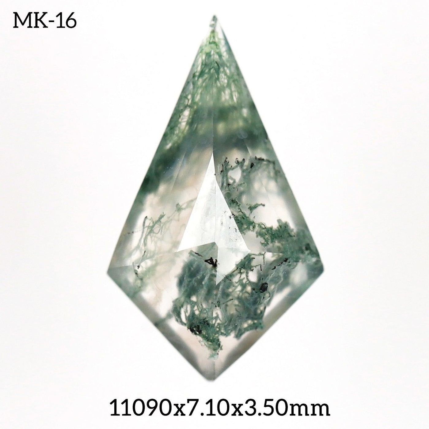 MK - 16 Moss Agate Kite Gemstone - Rubysta