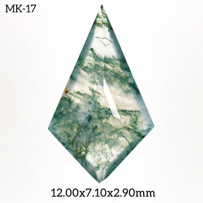 MK - 17 Moss Agate Kite Gemstone - Rubysta