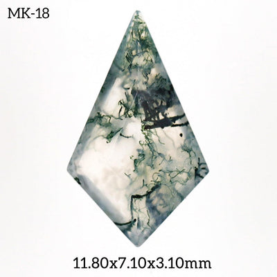 MK - 18 Moss Agate Kite Gemstone - Rubysta
