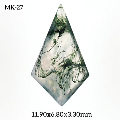 MK - 27 Moss Agate Kite Gemstone - Rubysta