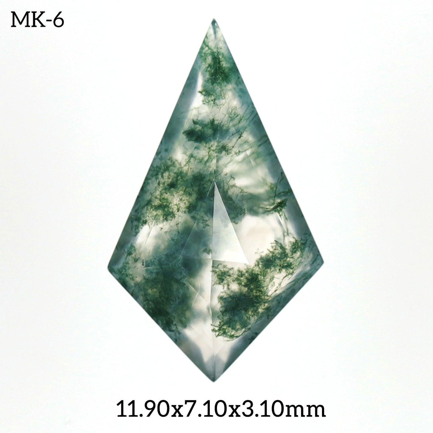 MK - 6 Moss Agate Kite Gemstone - Rubysta