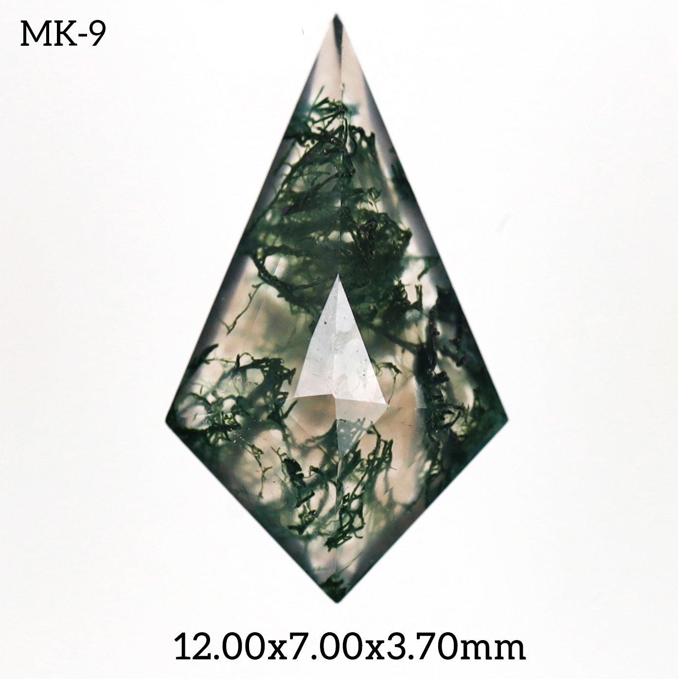 MK - 9 Moss Agate Kite Gemstone - Rubysta