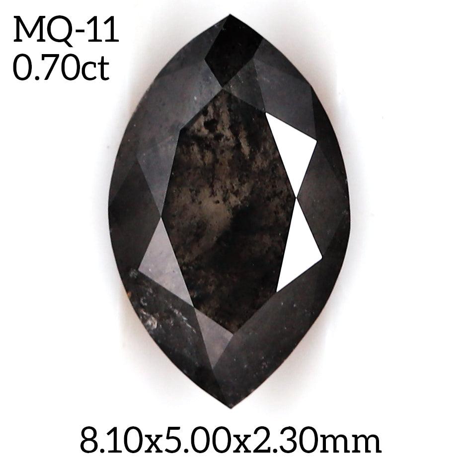 MQ11 - Salt and pepper marquise diamond