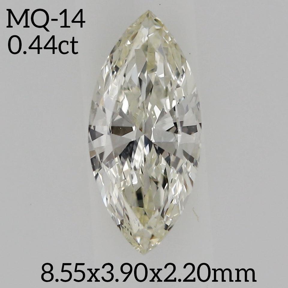 MQ14 - Salt and pepper marquise diamond