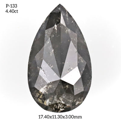 P133 - Salt and pepper pear diamond