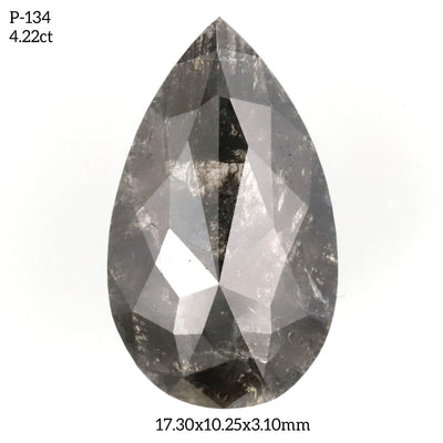 P134 - Salt and pepper pear diamond - Rubysta
