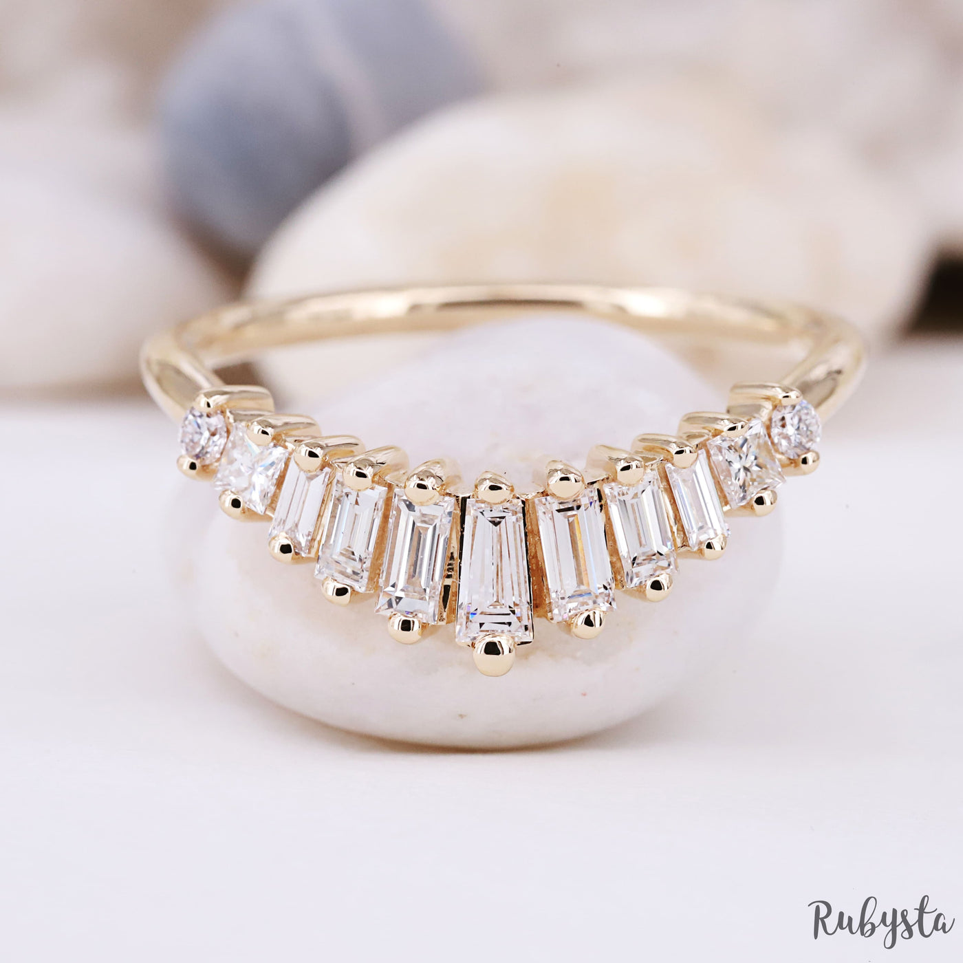 Engagement Ring | Baguette Diamond Ring | Baguette Engagement Ring | Diamond Ring | R11047