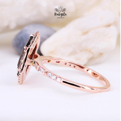 Salt and Pepper diamond Ring | Engagement Ring | Wedding Ring