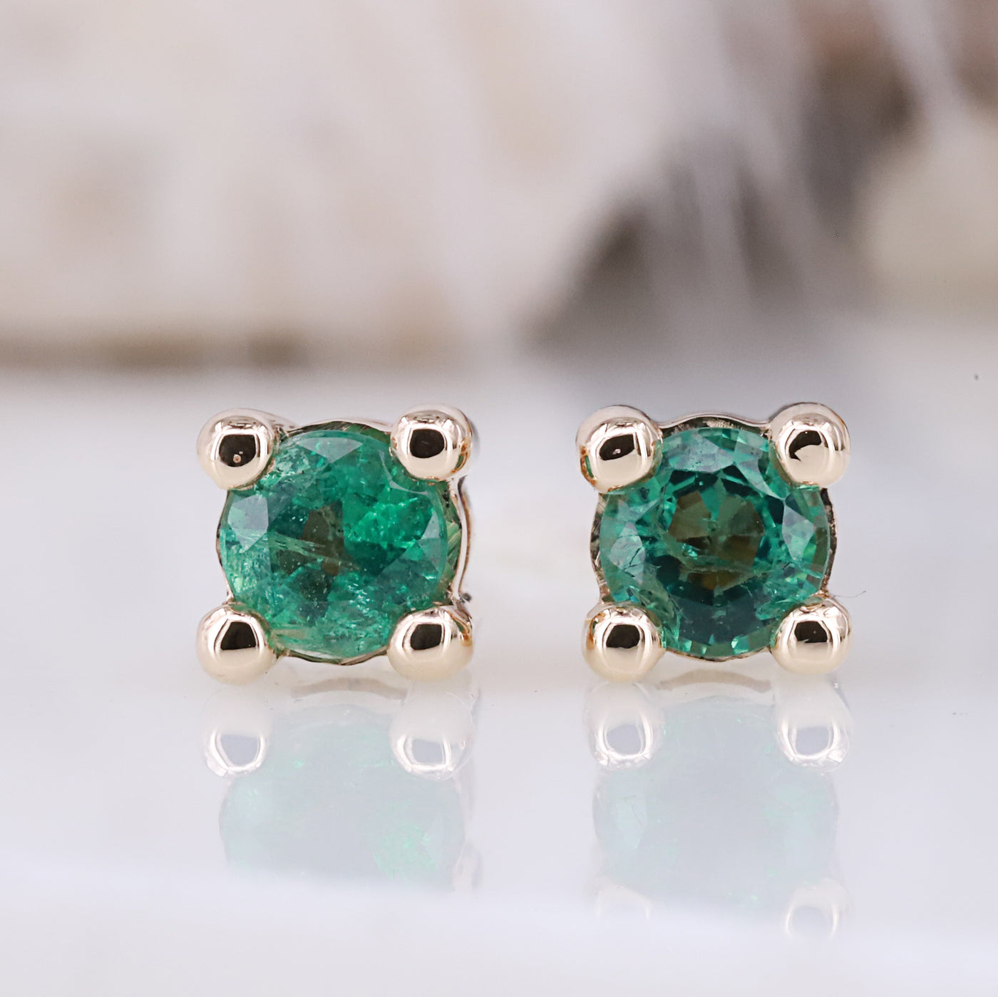Emerald color earrings emerald earrings gold hoop earrings stud earrings