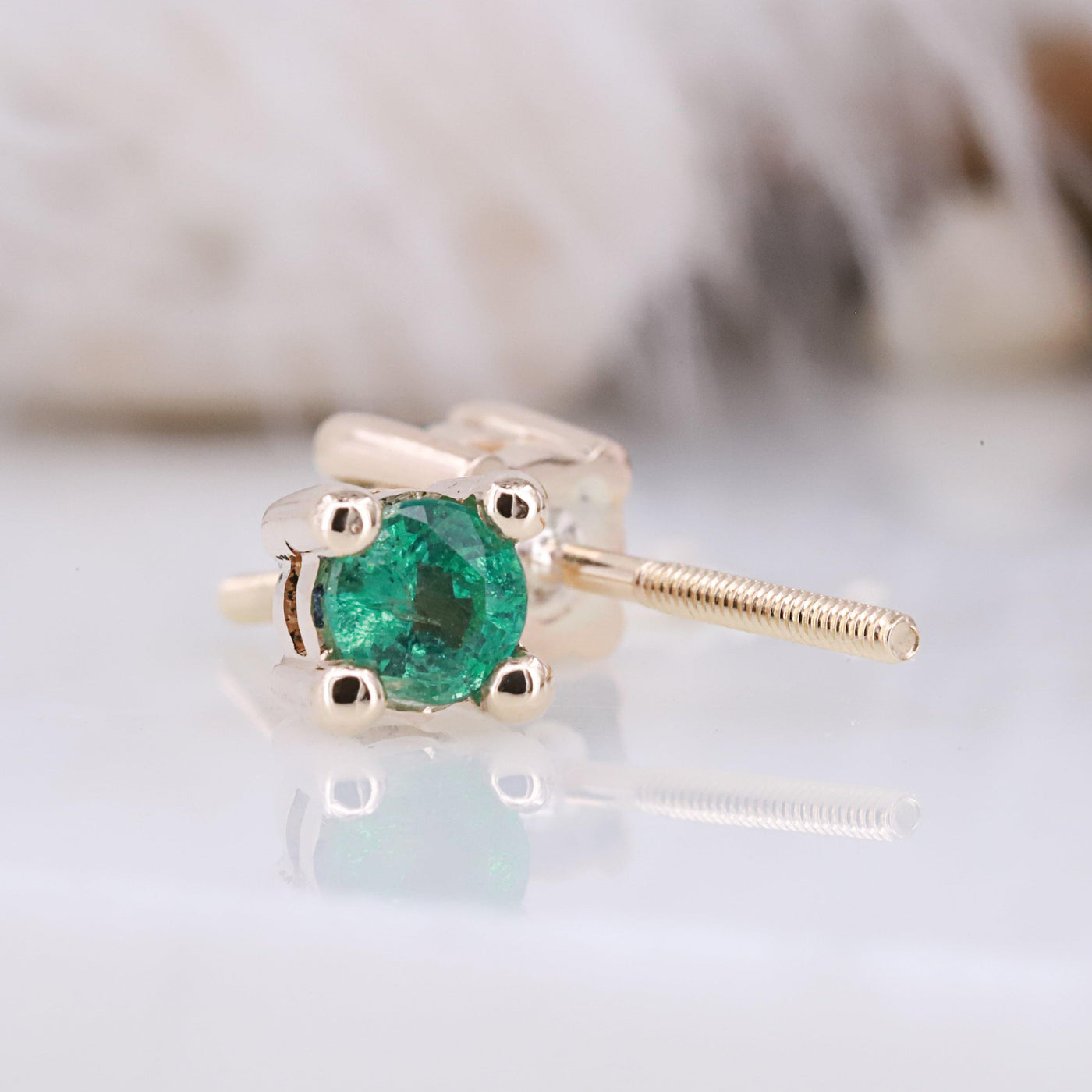 Emerald color earrings emerald earrings gold hoop earrings stud earrings