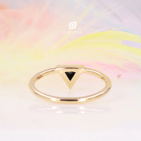 Black Salt and pepper diamond Ring | Engagement Ring | Black diamond ring