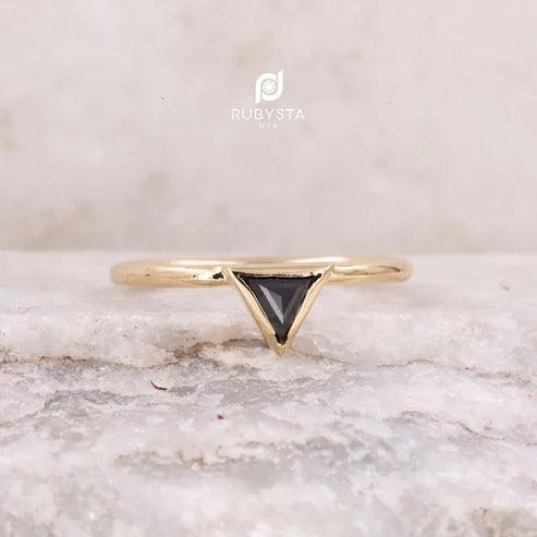 Black diamond wedding ring | Engagement Ring | Black diamond ring