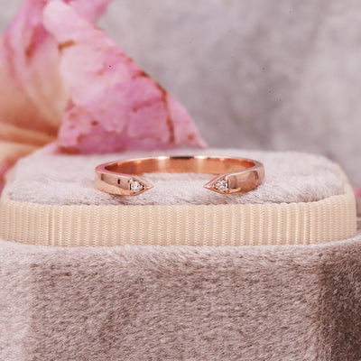Round brilliant cut Diamond Band | Engagement Ring | Round Diamond Band - Rubysta