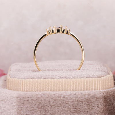 Baguette Diamond Ring | Baguette Engagement Ring | Wedding Ring - Rubysta