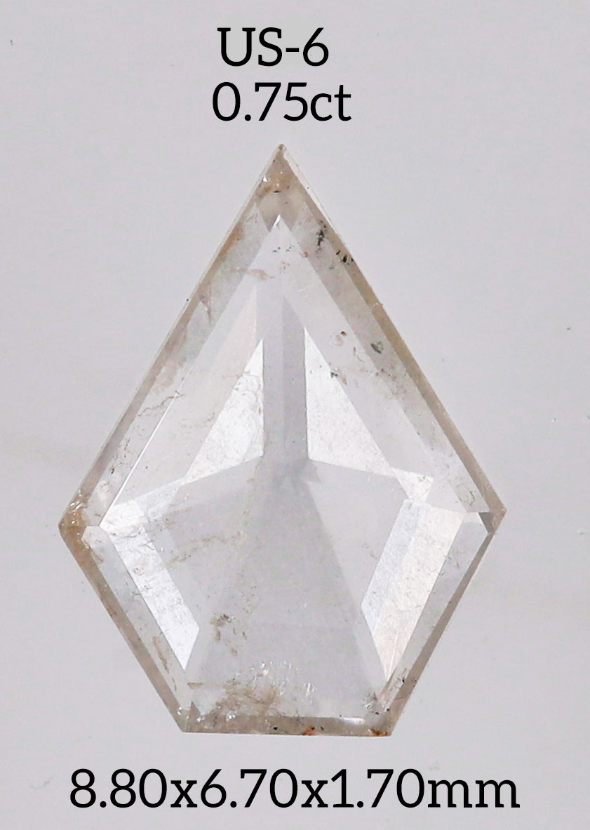 US6 - Salt and pepper geometric diamond