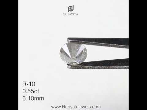 R10 - Salt and pepper round diamond