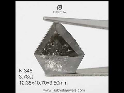 K346 - Salt and pepper kite diamond