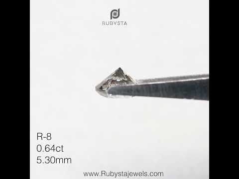 R8 - Salt and pepper round diamond